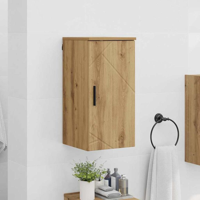 Casa si Gradina - Mobilier - Mobilier baie - Corpuri baie - Dulap de Baie stejar artizanal 30 x 31.5 x 61 cm Lemn compozit - Infinity.ro