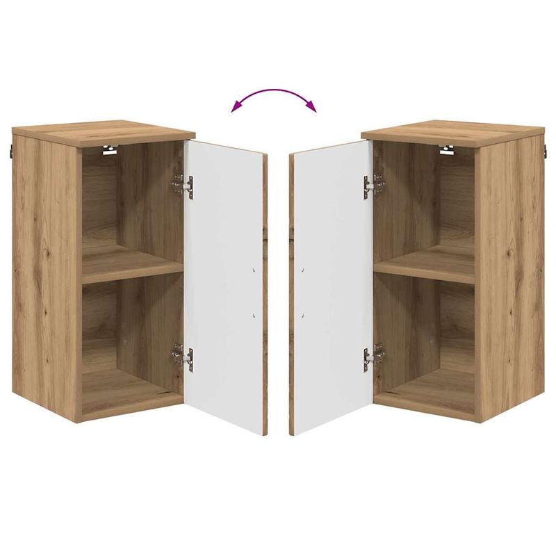 Casa si Gradina - Mobilier - Mobilier baie - Corpuri baie - Dulap de Baie stejar artizanal 30 x 31.5 x 61 cm Lemn compozit - Infinity.ro