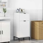 Casa si Gradina - Mobilier - Mobilier baie - Corpuri baie - Dulap de Baie Alb foarte lucios 39.5 x 36 x 88 cm Lemn compozit - Infinity.ro
