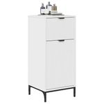 Casa si Gradina - Mobilier - Mobilier baie - Corpuri baie - Dulap de Baie Alb foarte lucios 39.5 x 36 x 88 cm Lemn compozit - Infinity.ro