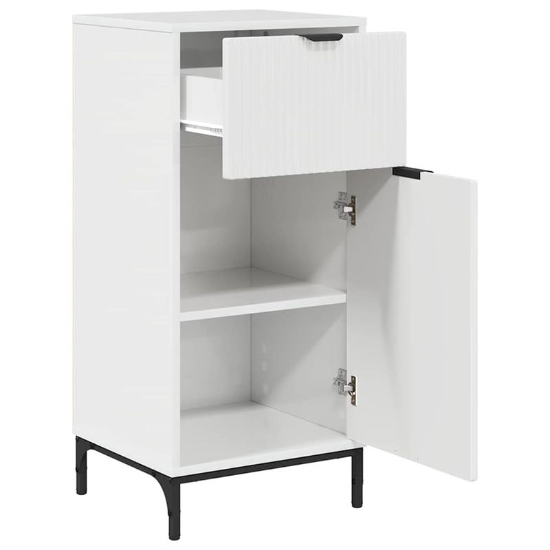 Casa si Gradina - Mobilier - Mobilier baie - Corpuri baie - Dulap de Baie Alb foarte lucios 39.5 x 36 x 88 cm Lemn compozit - Infinity.ro