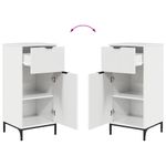Casa si Gradina - Mobilier - Mobilier baie - Corpuri baie - Dulap de Baie Alb foarte lucios 39.5 x 36 x 88 cm Lemn compozit - Infinity.ro