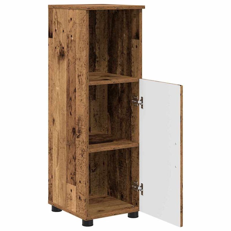 Casa si Gradina - Mobilier - Mobilier baie - Corpuri baie - Dulap de Baie cu raft Lemn vechi 30 x 35 x 95 cm Lemn compozit - Infinity.ro