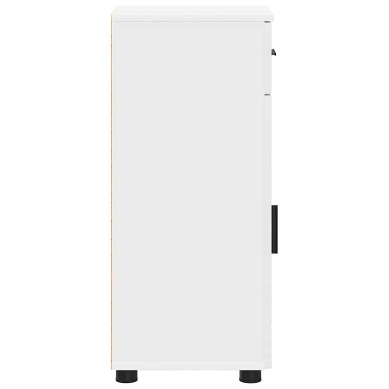 Casa si Gradina - Mobilier - Mobilier baie - Corpuri baie - Dulap de Baie cu sertar Alb 30 x 35 x 80 cm Lemn compozit - Infinity.ro