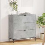 Casa si Gradina - Mobilier - Comode si corpuri - Comode - Bufet cu sertar Gri beton 79.5 x 33 x 82 cm Lemn compozit - Infinity.ro