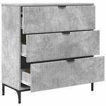 Casa si Gradina - Mobilier - Comode si corpuri - Comode - Bufet cu sertar Gri beton 79.5 x 33 x 82 cm Lemn compozit - Infinity.ro
