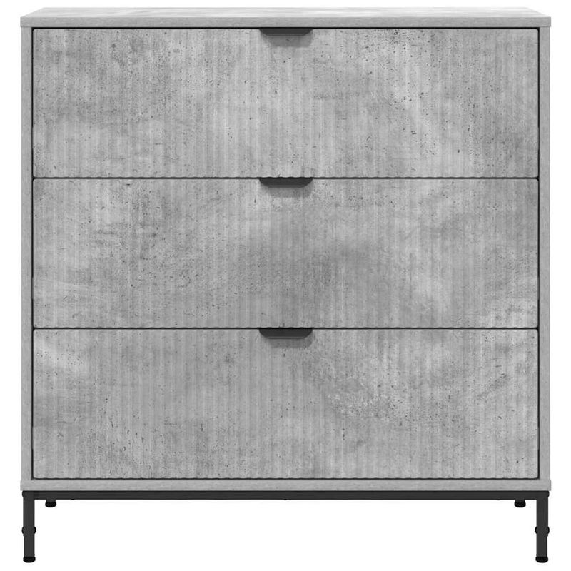 Casa si Gradina - Mobilier - Comode si corpuri - Comode - Bufet cu sertar Gri beton 79.5 x 33 x 82 cm Lemn compozit - Infinity.ro