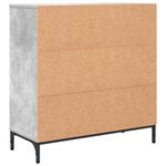 Casa si Gradina - Mobilier - Comode si corpuri - Comode - Bufet cu sertar Gri beton 79.5 x 33 x 82 cm Lemn compozit - Infinity.ro
