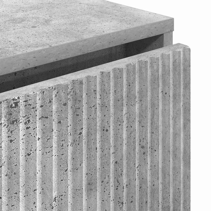 Casa si Gradina - Mobilier - Comode si corpuri - Comode - Bufet cu sertar Gri beton 79.5 x 33 x 82 cm Lemn compozit - Infinity.ro