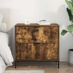 Casa si Gradina - Mobilier - Comode si corpuri - Noptiere - Noptiera Stejar afumat 63.5 x 36 x 61 cm Lemn compozit - Infinity.ro
