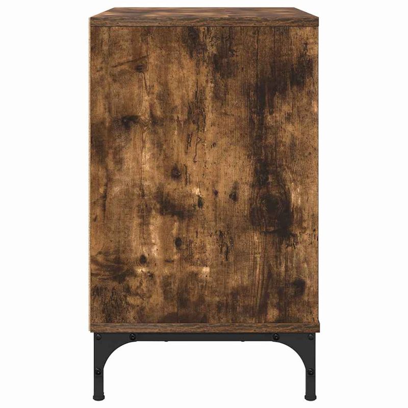 Casa si Gradina - Mobilier - Comode si corpuri - Noptiere - Noptiera Stejar afumat 63.5 x 36 x 61 cm Lemn compozit - Infinity.ro