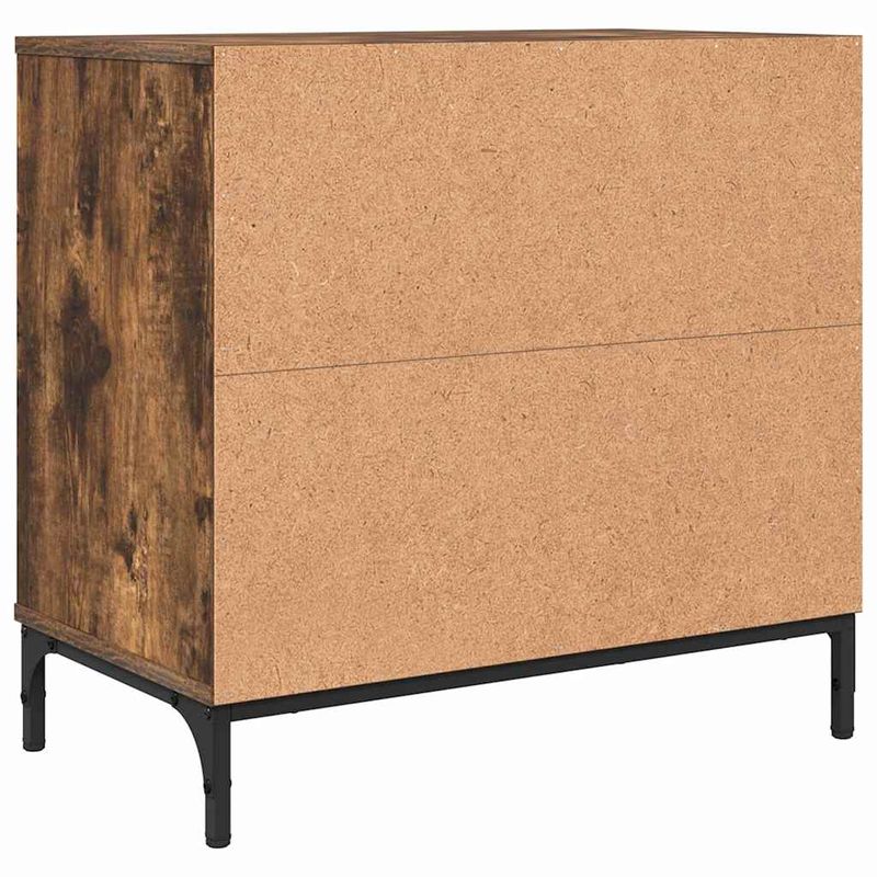 Casa si Gradina - Mobilier - Comode si corpuri - Noptiere - Noptiera Stejar afumat 63.5 x 36 x 61 cm Lemn compozit - Infinity.ro
