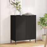 Casa si Gradina - Mobilier - Comode si corpuri - Comode - Bufet Negru 69.5 x 33 x 82 cm Lemn compozit - Infinity.ro