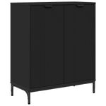 Casa si Gradina - Mobilier - Comode si corpuri - Comode - Bufet Negru 69.5 x 33 x 82 cm Lemn compozit - Infinity.ro