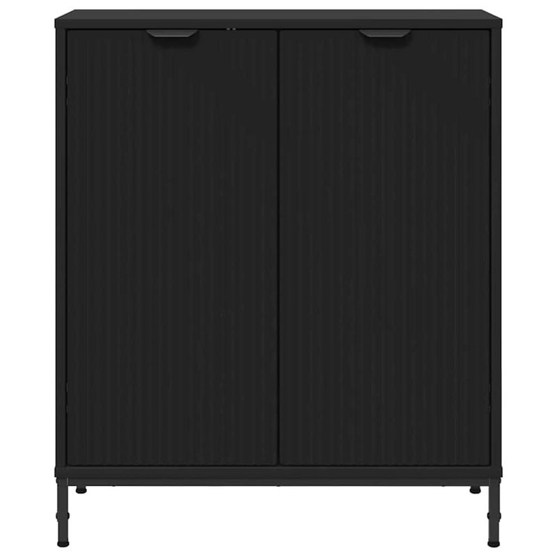 Casa si Gradina - Mobilier - Comode si corpuri - Comode - Bufet Negru 69.5 x 33 x 82 cm Lemn compozit - Infinity.ro