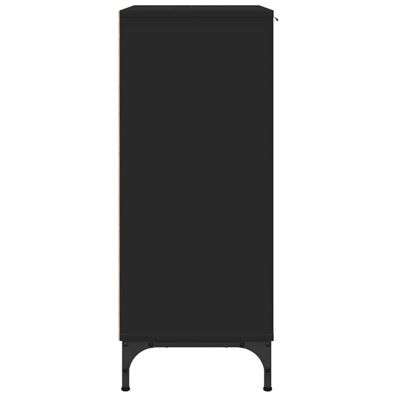 Casa si Gradina - Mobilier - Comode si corpuri - Comode - Bufet Negru 69.5 x 33 x 82 cm Lemn compozit - Infinity.ro