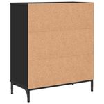 Casa si Gradina - Mobilier - Comode si corpuri - Comode - Bufet Negru 69.5 x 33 x 82 cm Lemn compozit - Infinity.ro