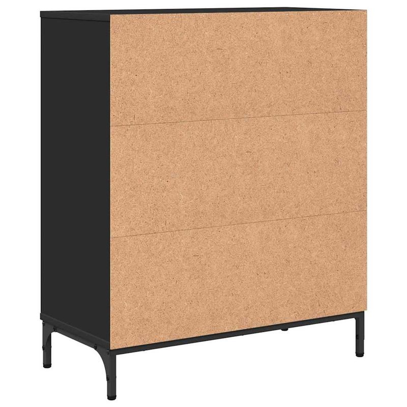 Casa si Gradina - Mobilier - Comode si corpuri - Comode - Bufet Negru 69.5 x 33 x 82 cm Lemn compozit - Infinity.ro