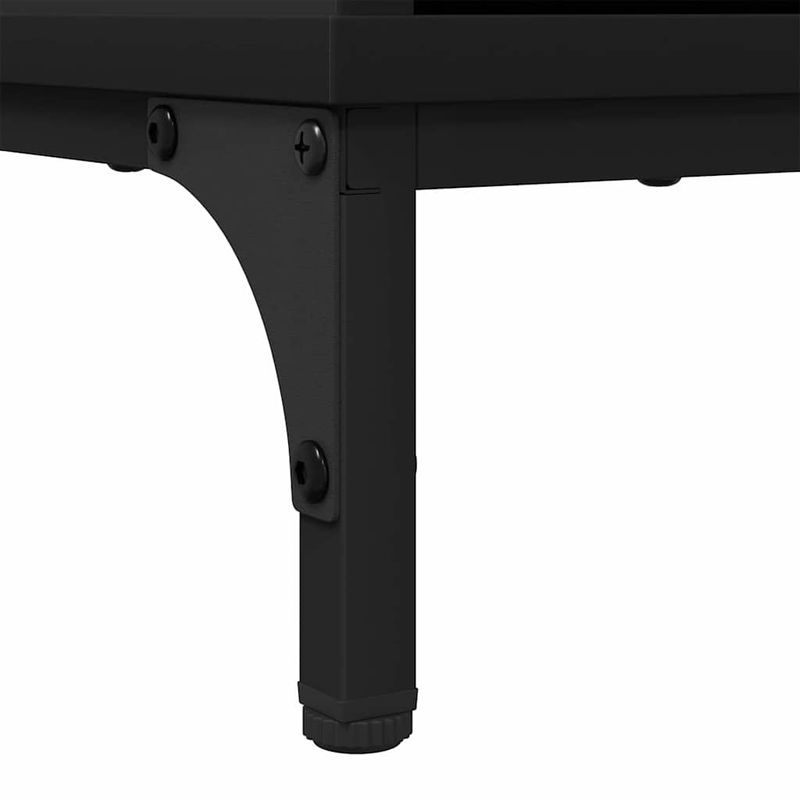 Casa si Gradina - Mobilier - Comode si corpuri - Comode - Bufet Negru 69.5 x 33 x 82 cm Lemn compozit - Infinity.ro