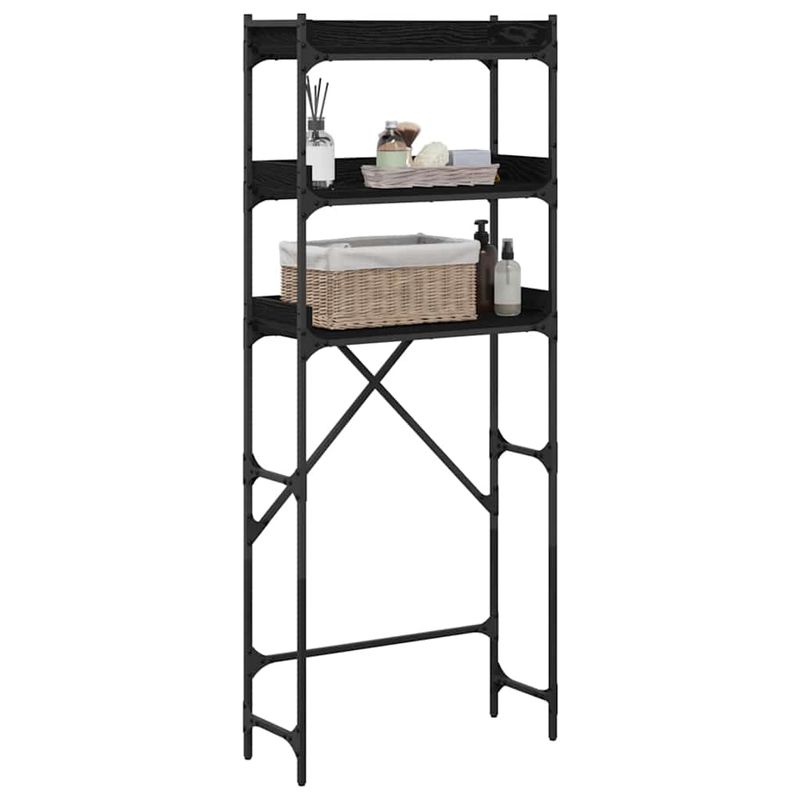 Electronice si Electrocasnice - Masini de spalat vase - Accesorii masini de spalat vase - Raft pentru masina de spalat 67 x 25 x 163 cm Lemn compozit - Infinity.ro