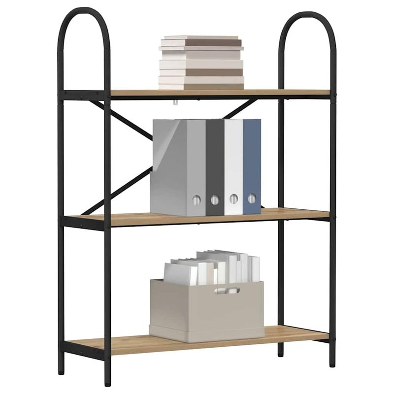 Casa si Gradina - Mobilier - Biblioteci si rafturi - Biblioteci - Raft pentru carti stejar artizanal 80 x 30 x 109 cm - Infinity.ro