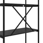 Casa si Gradina - Mobilier - Biblioteci si rafturi - Biblioteci - Raft pentru carti Stejar negru 60 x 30 x 183 cm Lemn compozit - Infinity.ro