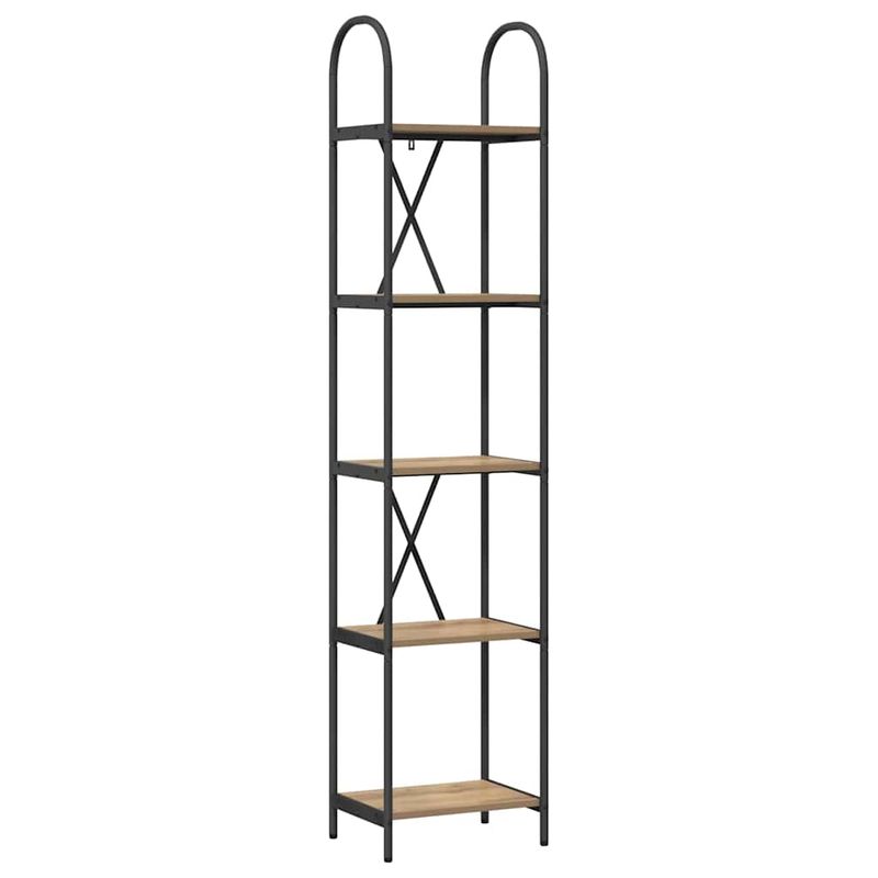 Casa si Gradina - Mobilier - Biblioteci si rafturi - Biblioteci - Raft pentru carti stejar artizanal 40 x 30 x 183 cm - Infinity.ro