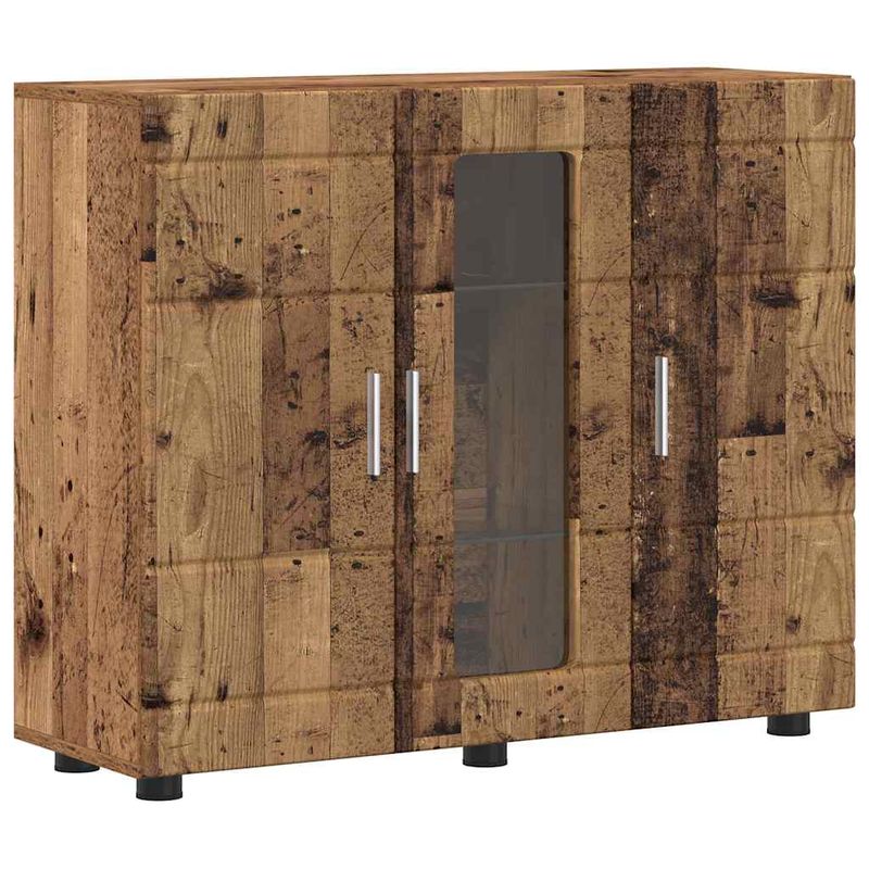 Casa si Gradina - Mobilier - Seturi de mobilier - Seturi living - Bufet cu raft Lemn vechi 55.5 x 29 x 100 cm Lemn compozit - Infinity.ro