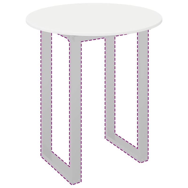 Casa si Gradina - Mobilier - Feronerie si accesorii mobila - Placa de masa Alb 70 x 70 x 1.5 cm Lemn compozit - Infinity.ro