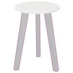 Casa si Gradina - Constructii - Lemn constructii - Placi lemn - Placa de masa Alb foarte lucios 30 x 30 x 1.5 cm Lemn compozit - Infinity.ro