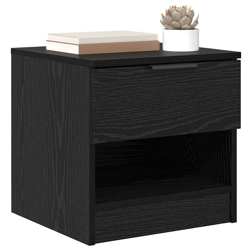 Casa si Gradina - Mobilier - Comode si corpuri - Noptiere - Dulap de pat 2 pcs Stejar negru 40 x 39 x 40 cm Lemn compozit - Infinity.ro