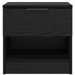 Casa si Gradina - Mobilier - Comode si corpuri - Noptiere - Dulap de pat 2 pcs Stejar negru 40 x 39 x 40 cm Lemn compozit - Infinity.ro