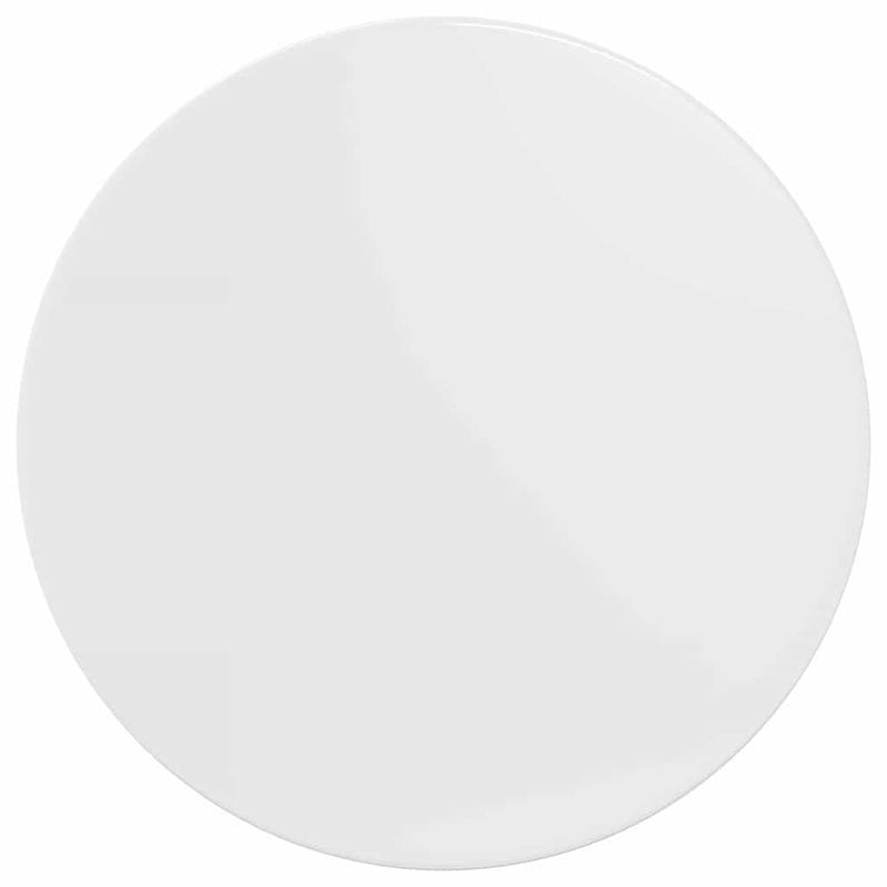 Casa si Gradina - Constructii - Lemn constructii - Placi lemn - Placa de masa Alb foarte lucios 70 x 70 x 1.5 cm Lemn compozit - Infinity.ro