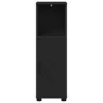 Casa si Gradina - Mobilier - Mobilier baie - Corpuri baie - Dulap de Baie cu raft Negru 30 x 35 x 95 cm Lemn compozit - Infinity.ro