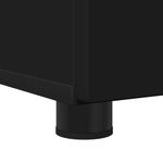 Casa si Gradina - Mobilier - Mobilier baie - Corpuri baie - Dulap de Baie cu raft Negru 30 x 35 x 95 cm Lemn compozit - Infinity.ro