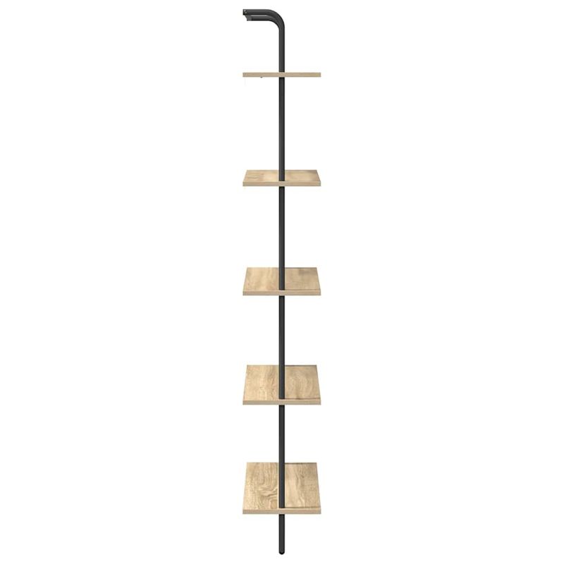 Casa si Gradina - Mobilier - Biblioteci si rafturi - Biblioteci - Raft pentru carti Stejar sonoma 60 x 24 x 168 cm Lemn compozit - Infinity.ro