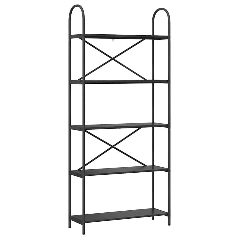 Casa si Gradina - Mobilier - Biblioteci si rafturi - Biblioteci - Raft pentru carti Stejar negru 80 x 30 x 183 cm Lemn compozit - Infinity.ro