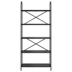 Casa si Gradina - Mobilier - Biblioteci si rafturi - Biblioteci - Raft pentru carti Stejar negru 80 x 30 x 183 cm Lemn compozit - Infinity.ro