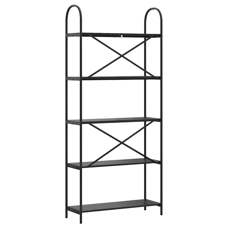 Casa si Gradina - Mobilier - Biblioteci si rafturi - Biblioteci - Raft pentru carti Stejar negru 80 x 30 x 183 cm Lemn compozit - Infinity.ro