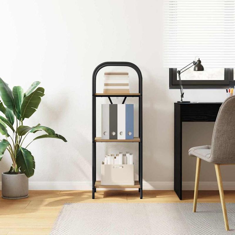 Casa si Gradina - Mobilier - Biblioteci si rafturi - Biblioteci - Raft pentru carti stejar artizanal 40 x 30 x 109 cm - Infinity.ro