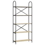 Casa si Gradina - Mobilier - Biblioteci si rafturi - Biblioteci - Raft pentru carti Stejar sonoma 80 x 30 x 183 cm Lemn compozit - Infinity.ro
