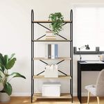 Casa si Gradina - Mobilier - Biblioteci si rafturi - Biblioteci - Raft pentru carti Stejar sonoma 80 x 30 x 183 cm Lemn compozit - Infinity.ro