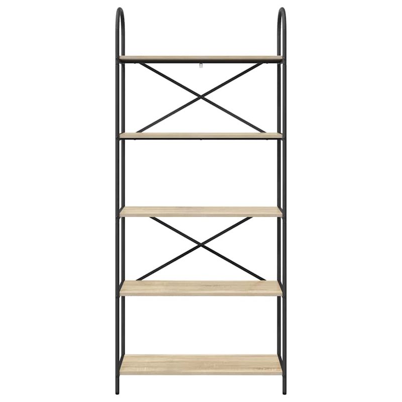 Casa si Gradina - Mobilier - Biblioteci si rafturi - Biblioteci - Raft pentru carti Stejar sonoma 80 x 30 x 183 cm Lemn compozit - Infinity.ro