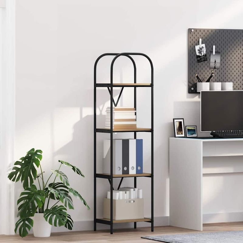 Casa si Gradina - Mobilier - Biblioteci si rafturi - Biblioteci - Raft pentru carti stejar artizanal 40 x 30 x 146 cm - Infinity.ro