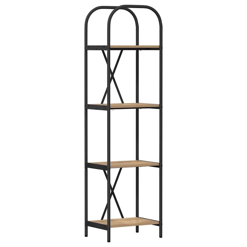 Casa si Gradina - Mobilier - Biblioteci si rafturi - Biblioteci - Raft pentru carti stejar artizanal 40 x 30 x 146 cm - Infinity.ro