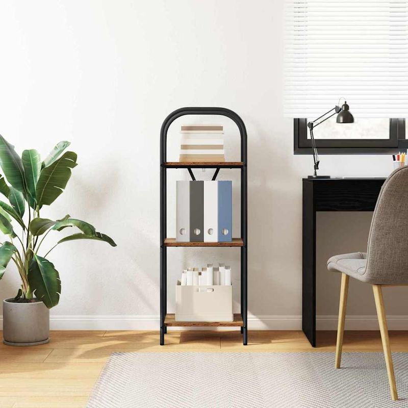 Casa si Gradina - Mobilier - Biblioteci si rafturi - Biblioteci - Raft pentru carti Lemn vechi 40 x 30 x 109 cm Lemn compozit - Infinity.ro