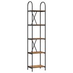 Casa si Gradina - Mobilier - Biblioteci si rafturi - Biblioteci - Raft pentru carti Lemn vechi 40 x 30 x 183 cm Lemn compozit - Infinity.ro