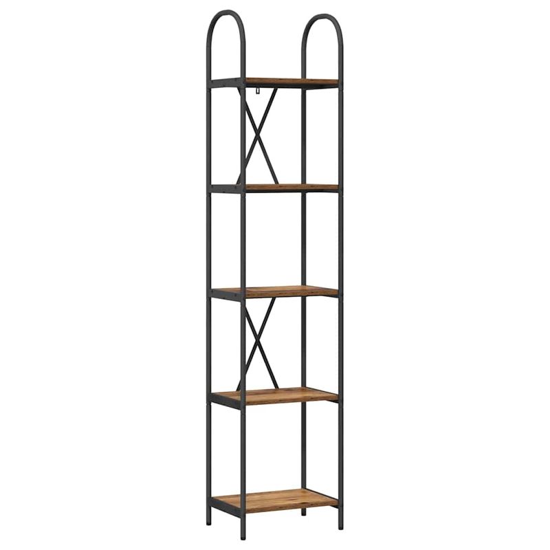 Casa si Gradina - Mobilier - Biblioteci si rafturi - Biblioteci - Raft pentru carti Lemn vechi 40 x 30 x 183 cm Lemn compozit - Infinity.ro