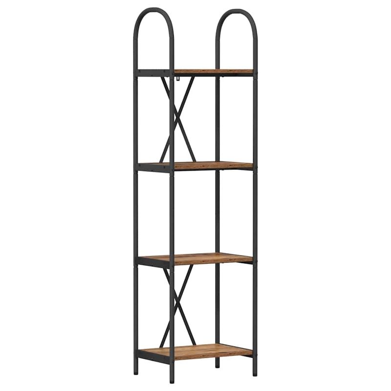 Casa si Gradina - Mobilier - Biblioteci si rafturi - Biblioteci - Raft pentru carti Lemn vechi 40 x 30 x 146 cm Lemn compozit - Infinity.ro