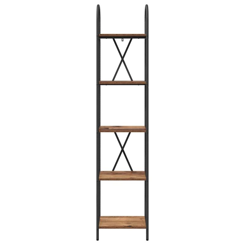 Casa si Gradina - Mobilier - Biblioteci si rafturi - Biblioteci - Raft pentru carti Lemn vechi 40 x 30 x 183 cm Lemn compozit - Infinity.ro